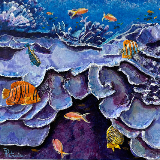 ORIGINAL // MIXED MEDIA // Coral Allure