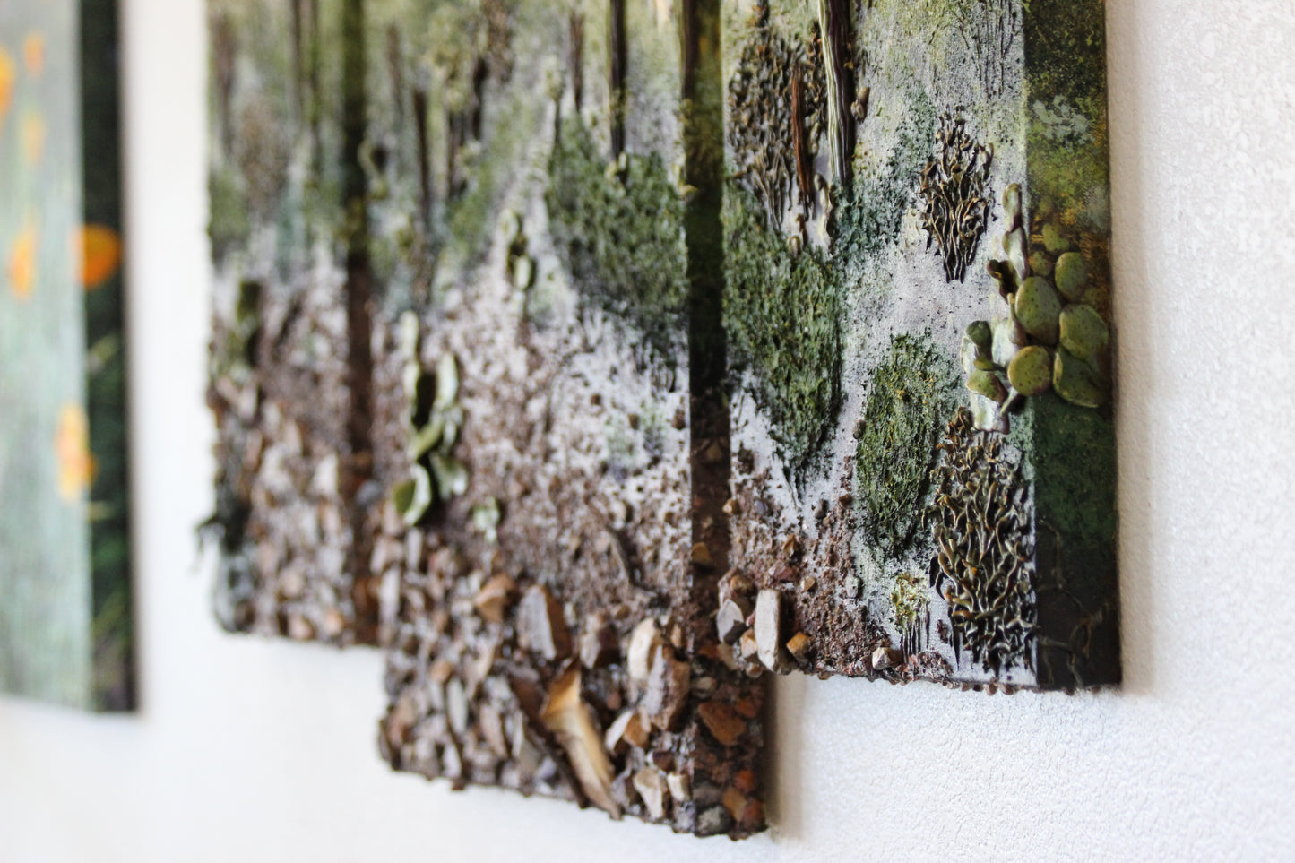 Original // Mixed Media // Sunset Saguaros