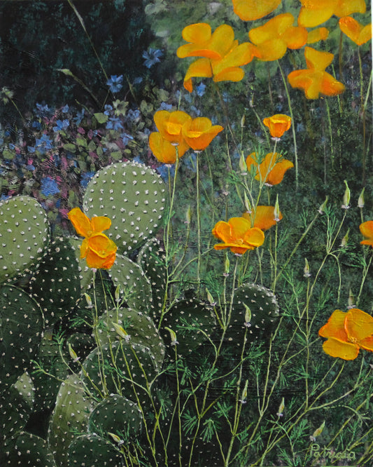 ORIGINAL // MIXED MEDIA // Heart of the Garden