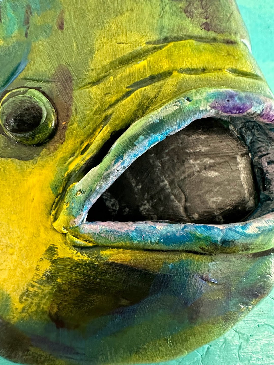 ORIGINAL // MIXED MEDIA // Mahi Mahi Pizzazz
