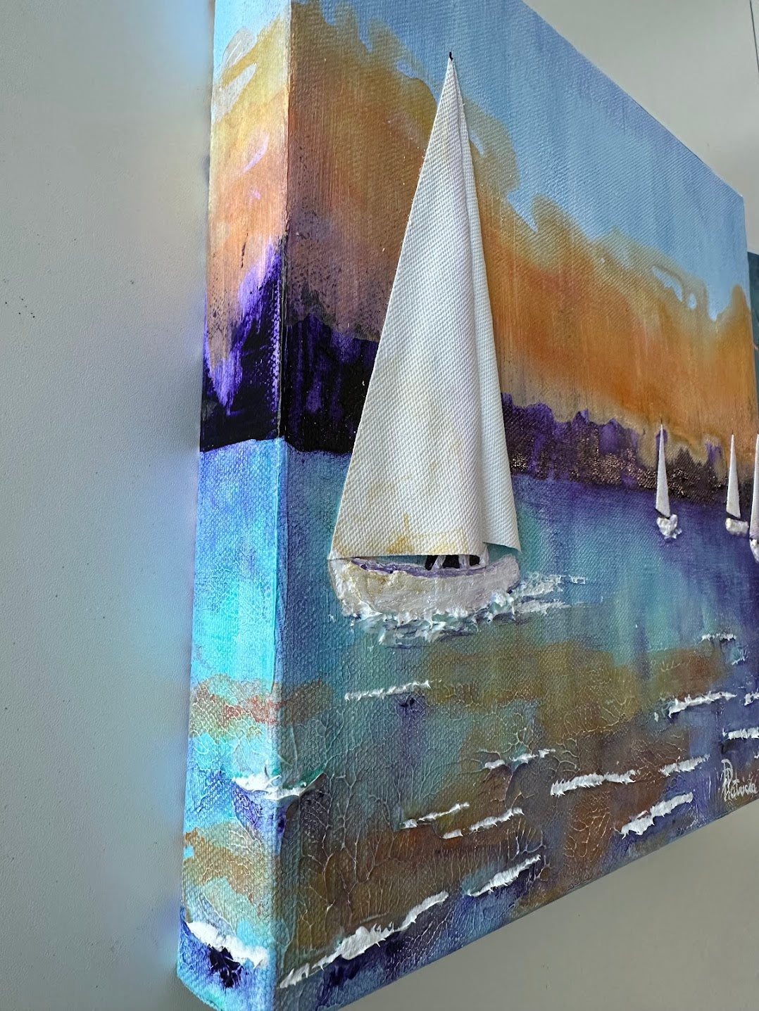 Original // Mixed Media // Sailing
