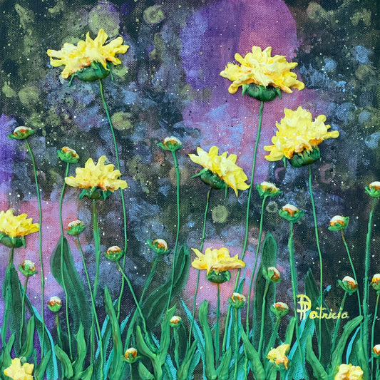 ORIGINAL // MIXED MEDIA // Mistic Meadow