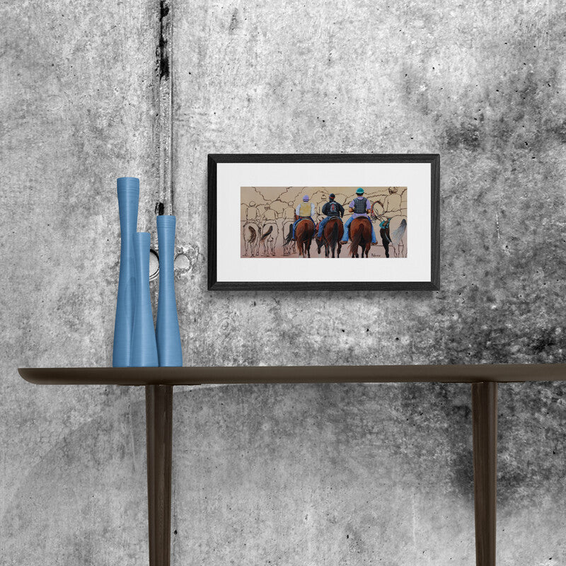 Original // Mixed Media // To the Races
