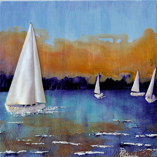 Original // Mixed Media // Sailing