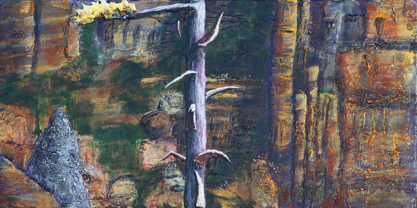 ORIGINAL // MIXED MEDIA // Sedona Meets Agava