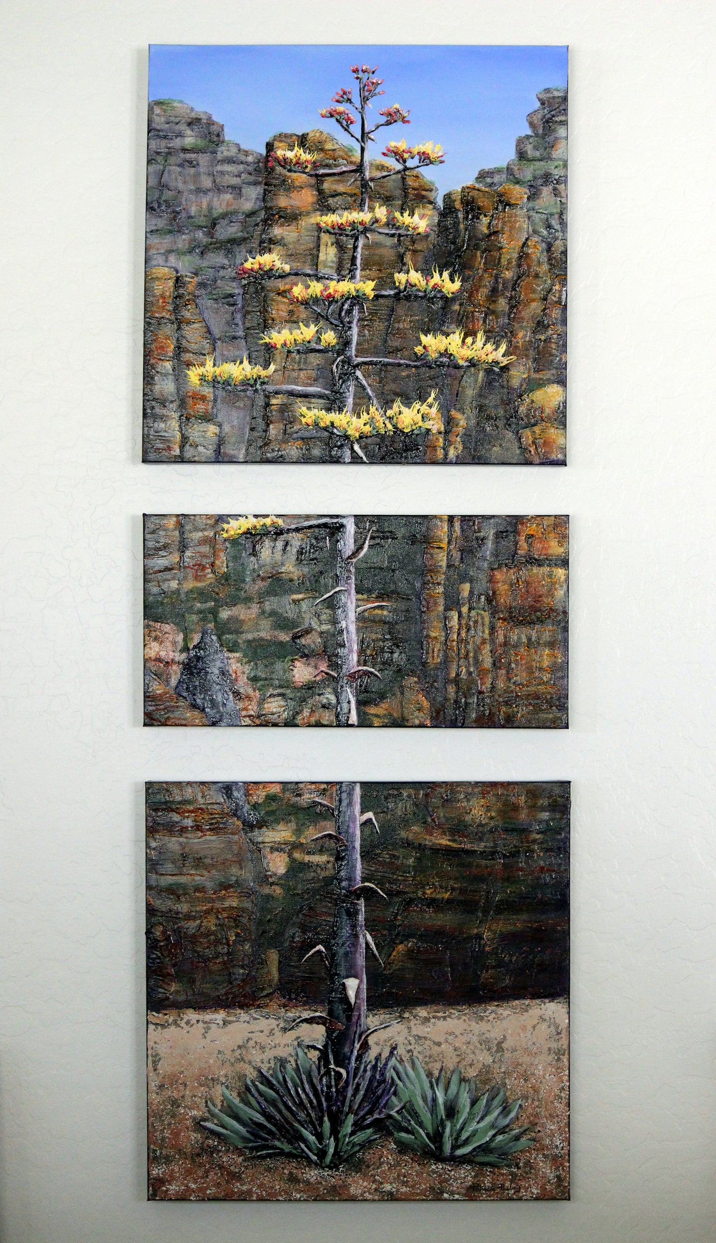 ORIGINAL // MIXED MEDIA // Sedona Meets Agava