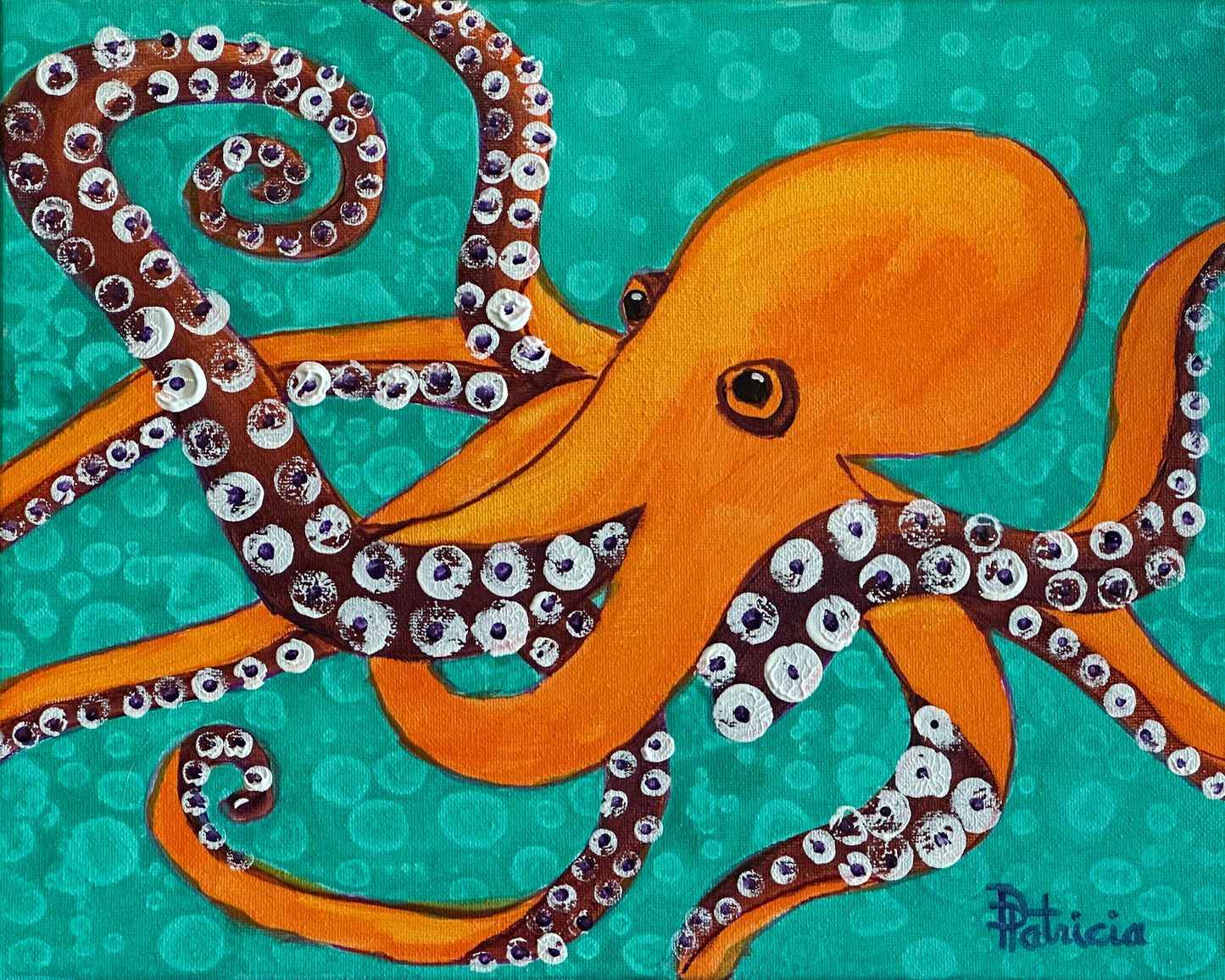 "Bubbly Octopus" Paint and Sip Gathering Afternoon 1pm