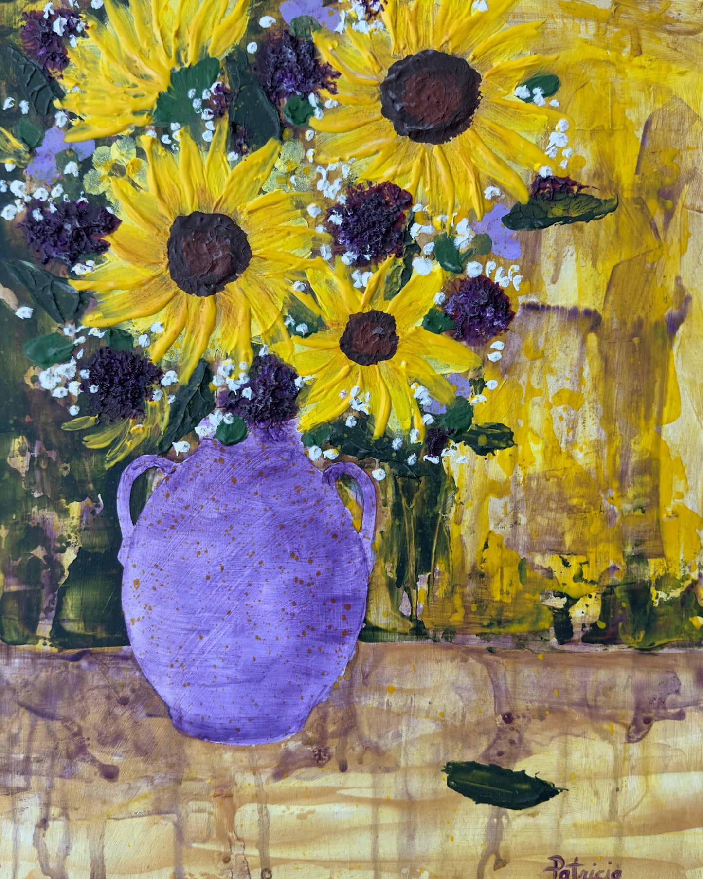 ORIGINAL // MIXED MEDIA // Golden Harvest