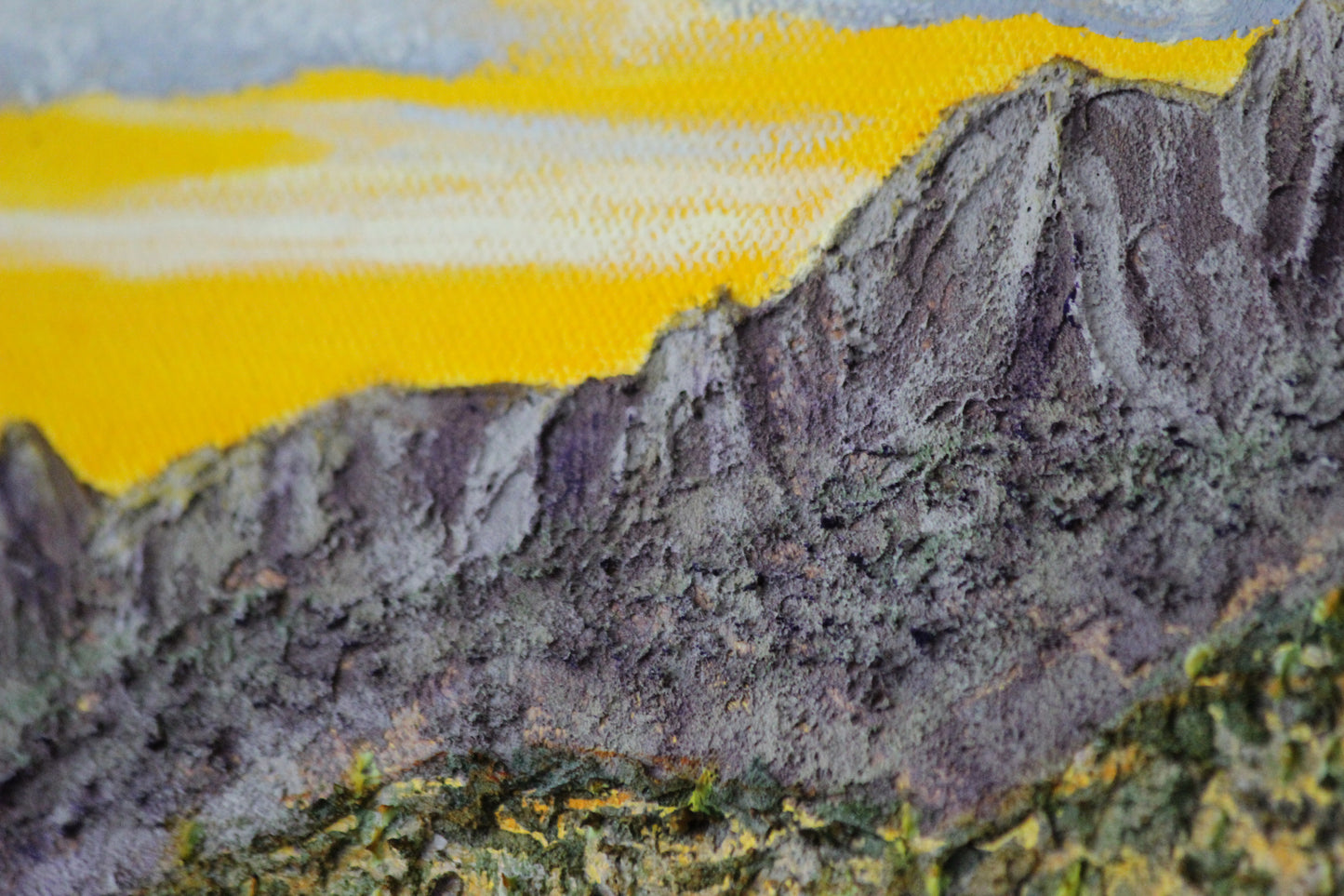 Original // Mixed Media // Sunset Saguaros