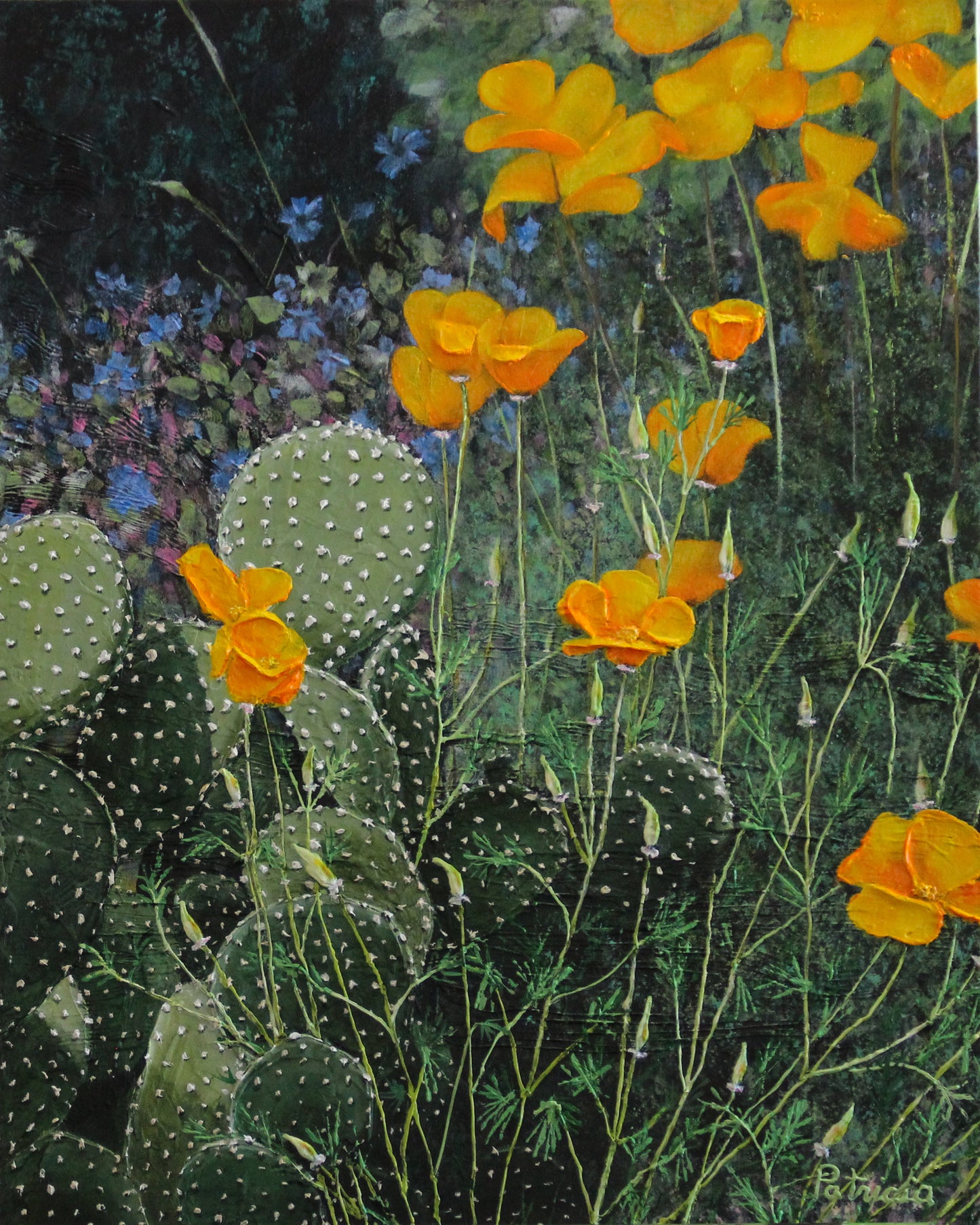 ORIGINAL // MIXED MEDIA // Heart of the Garden