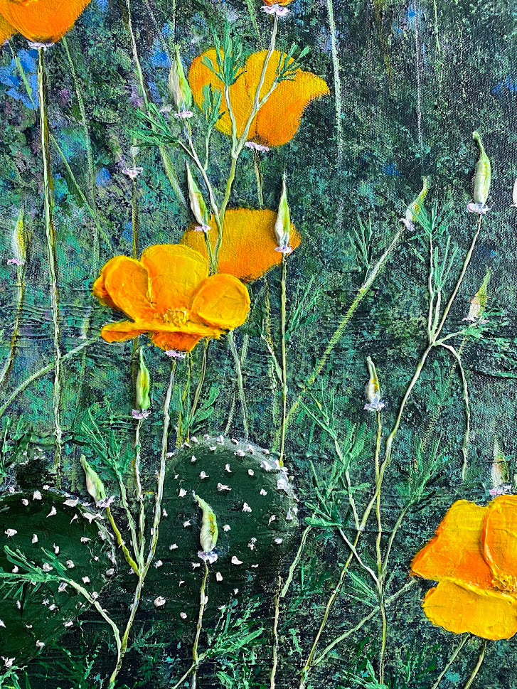 ORIGINAL // MIXED MEDIA // Heart of the Garden