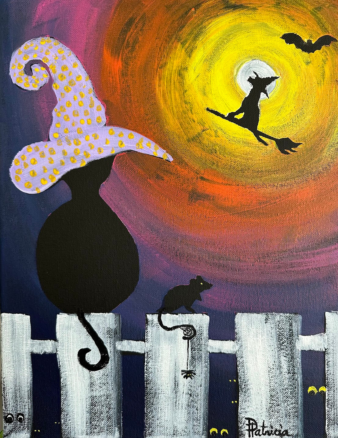 "Hocus Pocus" Paint & Sip Afternoon 1pm Gathering