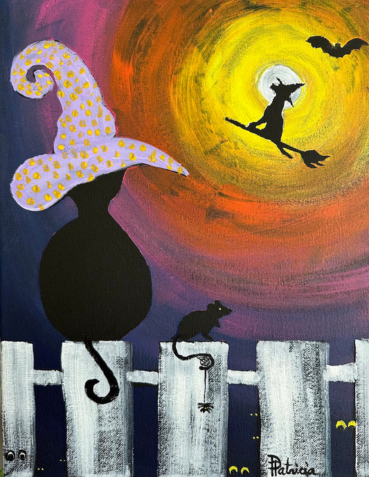 "Hocus Pocus" Paint & Sip Afternoon 1pm Gathering