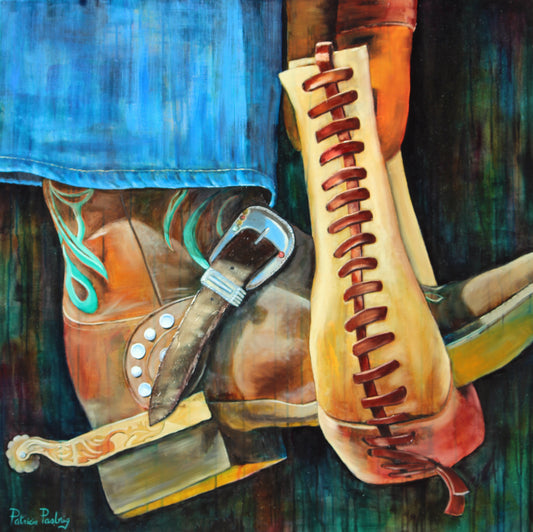 Original // Mixed Media // Tied Stirrup