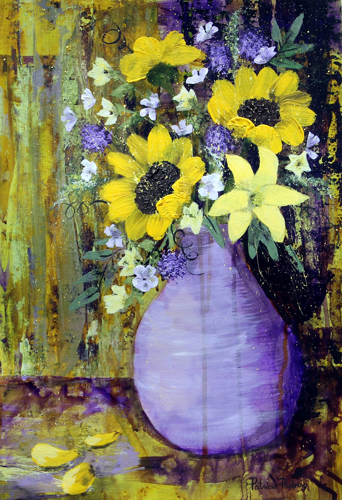 Acrylic Painting with Modeling Paste