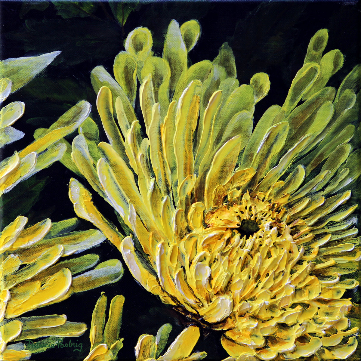 Acrylic Painting with Modeling Paste